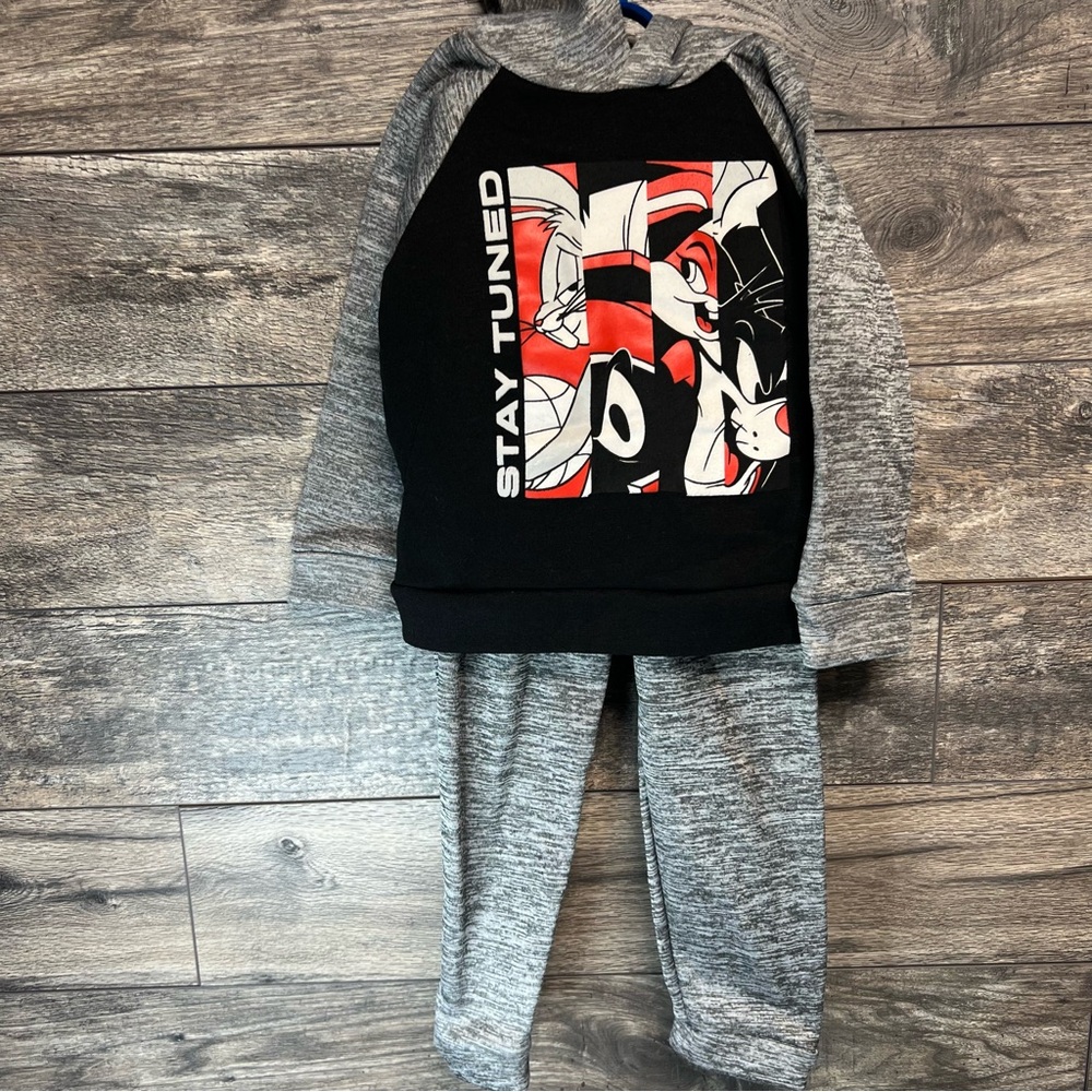 Space Jam Gray Kids Set Size 4T